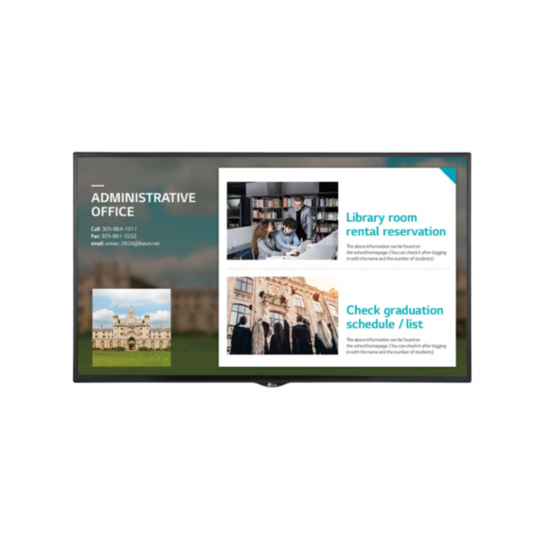 LG 43SE3KE-B 43 po 350 nits FHD Affichage standard