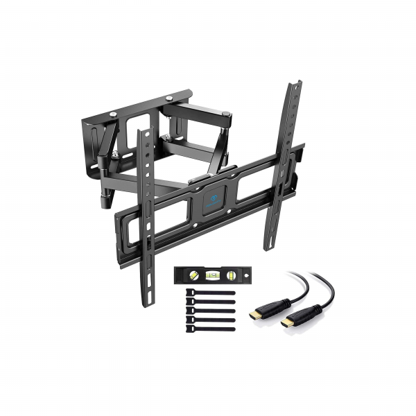 98UM3E (24) PERLESMITH Support Mural orientable - pour téléviseur ou écran Plat incurvé de 32 à 55" pesant jusqu'à 45 kg - VESA Max. 400 x 400 mm