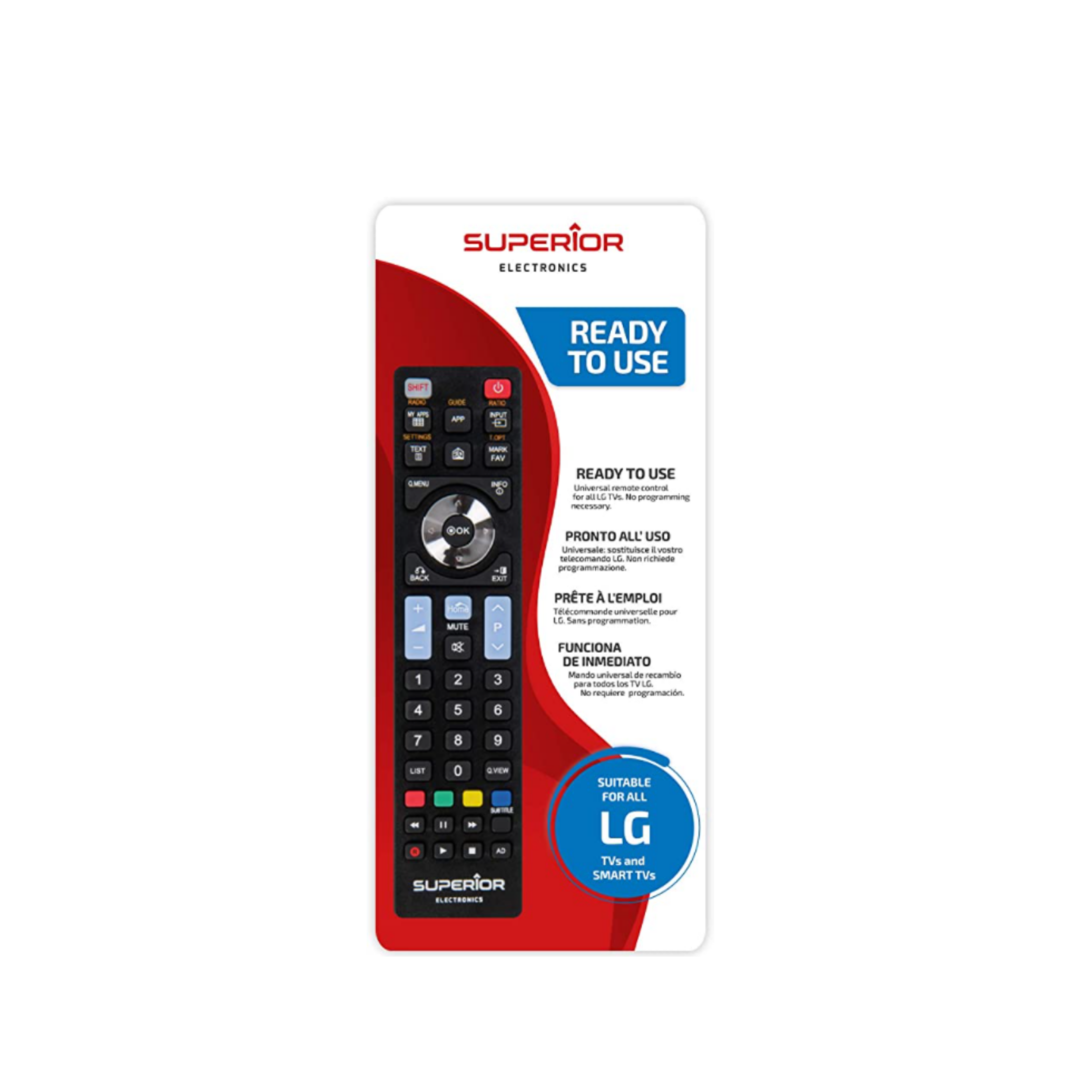 98UM3E (34) Superior Electronics - Universal LG remote control ready for use - SUPTRB007