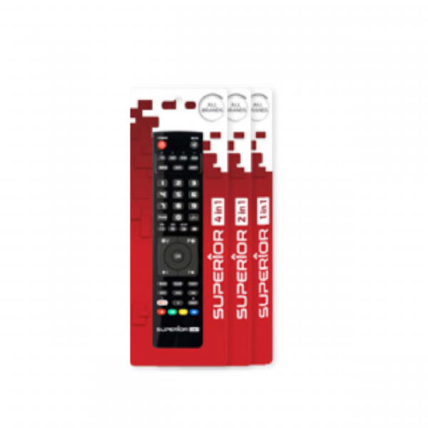 Programmable remote control - SLIM 4 in 1 - SUPTPB009